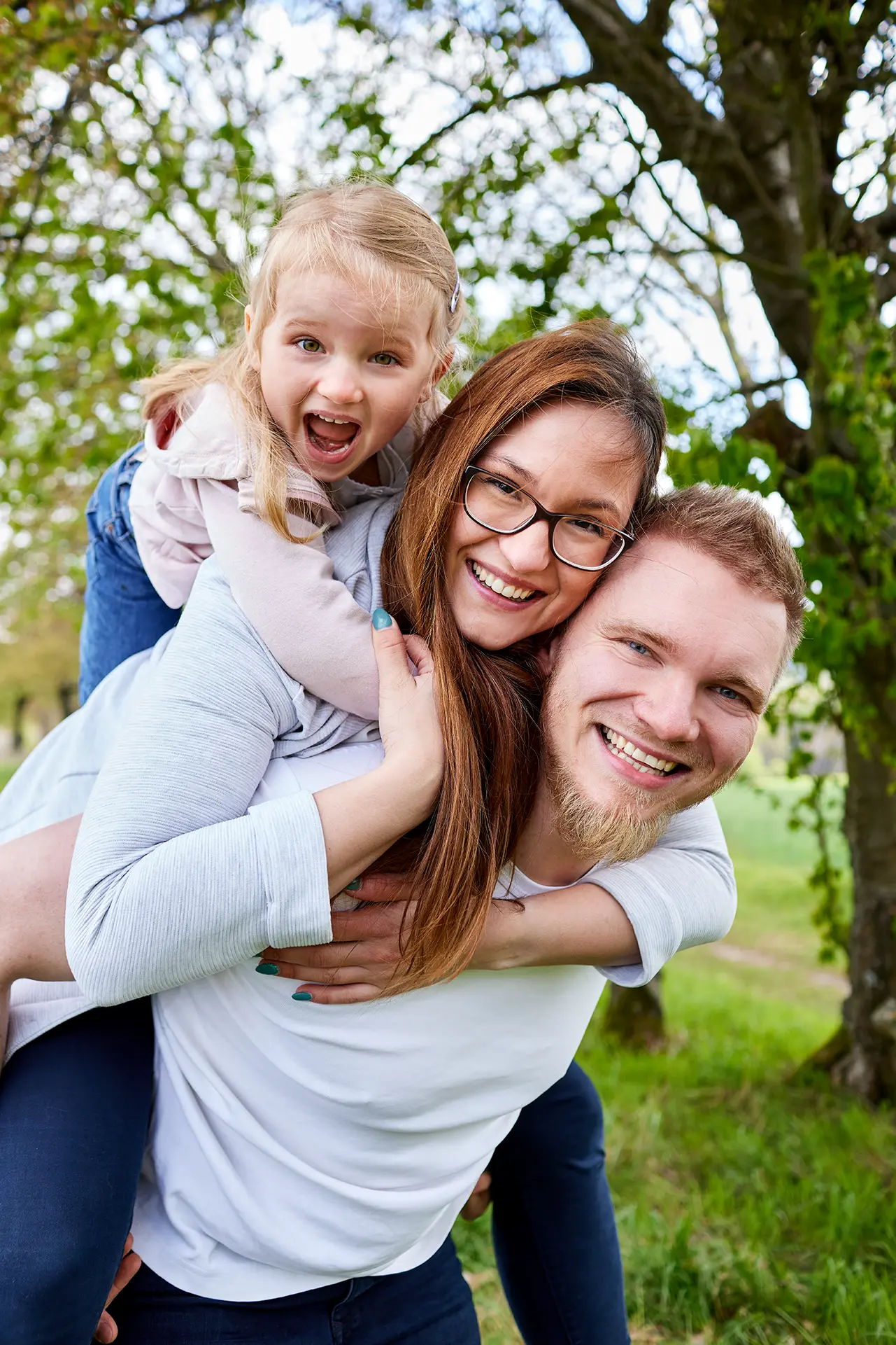 glückliche Familie
